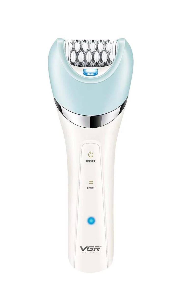 Епілятор з масажером VGR та чотирма додатковими насадками (V-703)