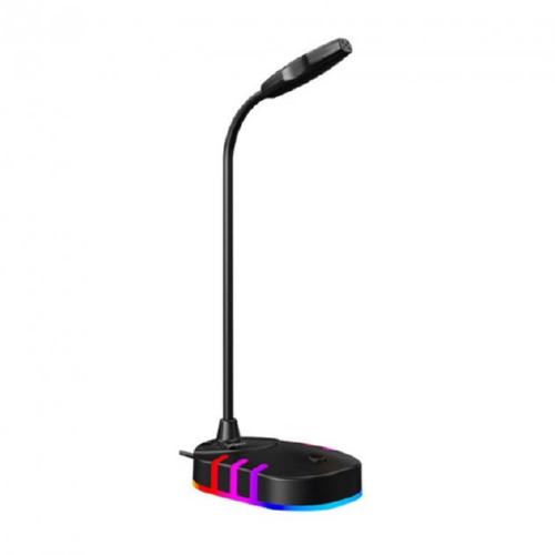Микрофон игровой XTRIKE XMC-02 с RGB подсветкой Черный - фото 2