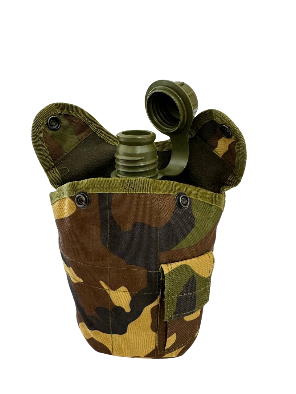 Фляга Solve армейская с утепленным чехлом 1 л Woodland (KT6003920)