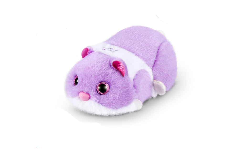 Интерактивная игрушка мягкая PETS ALIVE Забавный Хомячок Фиолетовый (S1)