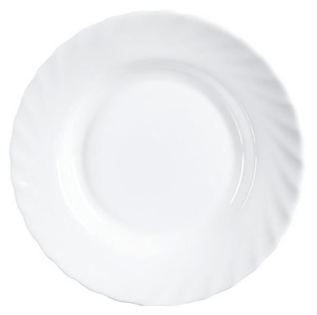 Набір супових тарілок Luminarc Trianon White Ø 22,5 см склокерамічні 6 шт. (LUM-H4123)