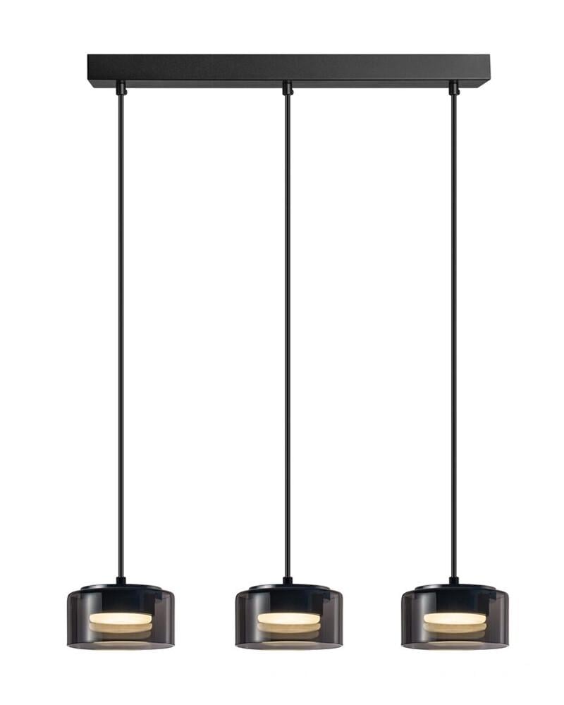 Светильник подвесной Goldlux 331281 Ofelia GX53 3x10W 4000K 660Lm IP20 Черный (29738473)