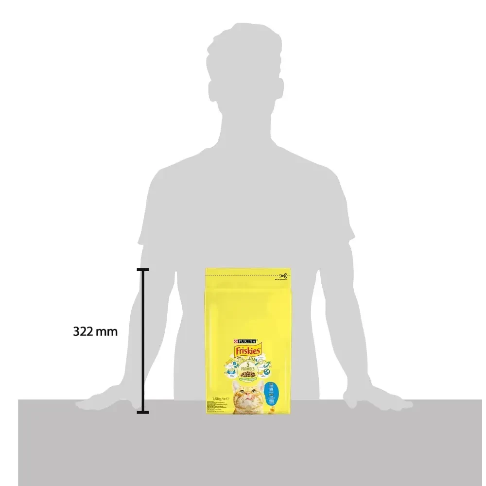 Сухий корм для котів Friskies лосось та овочі 1,5 кг (7613033923562) - фото 4 Сухий корм для котів Friskies лосось та овочі 1,5 кг (7613033923562) - фото 4