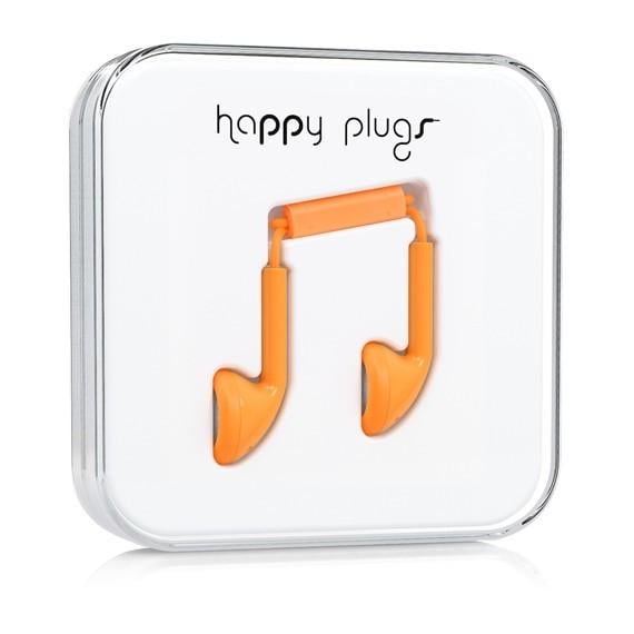 Проводные наушники-вкладишы Happy Plugs Headphones Earbud, Orange