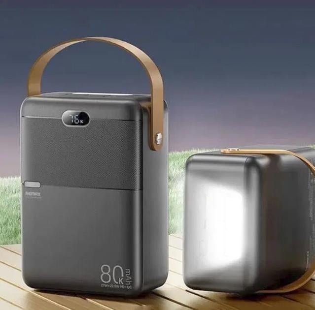 Повербанк Remax RPP-118 80000 mAh PD/QC 27/22,5W Black - фото 2