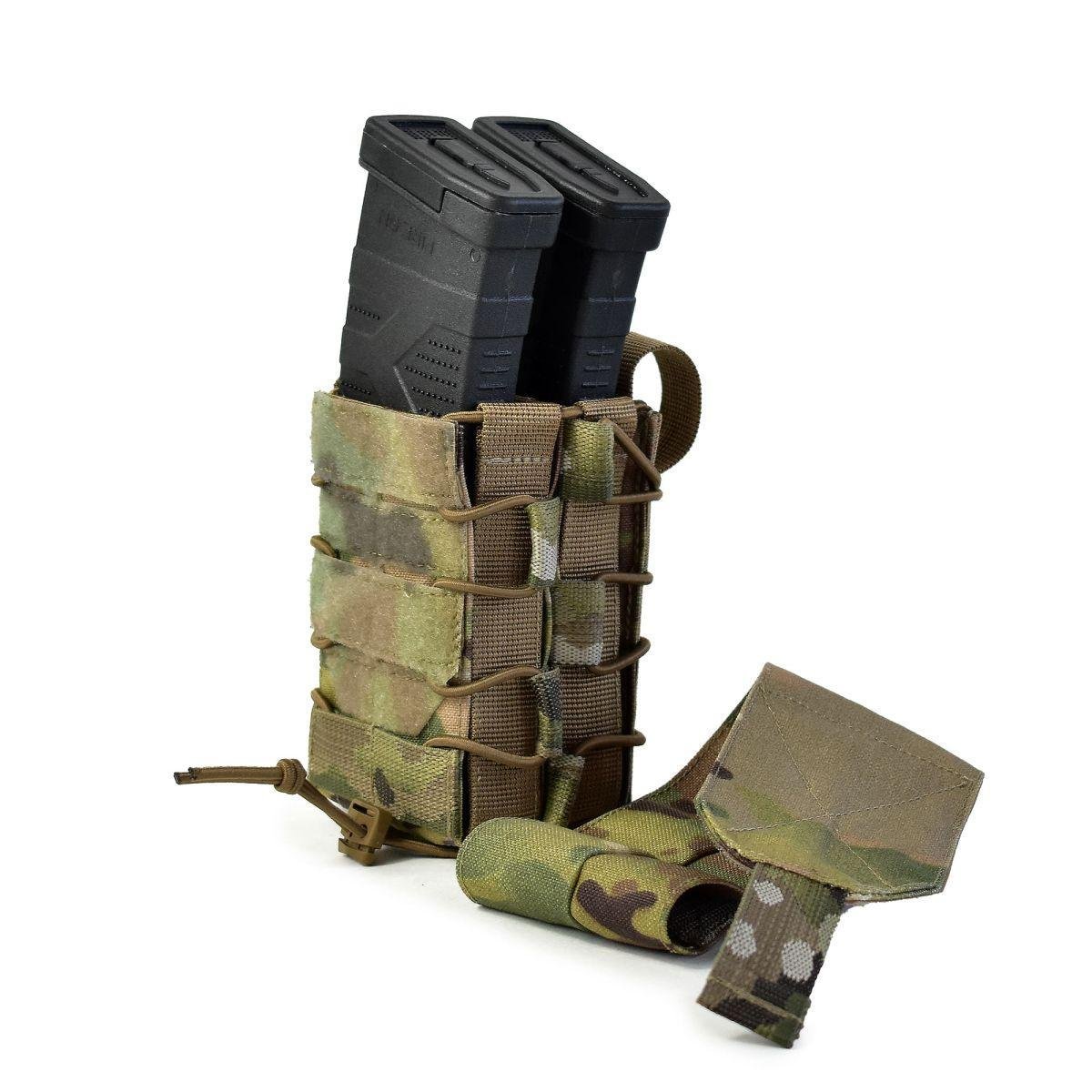 Подсумок для магазинов двойной закрытый GIG military Stealth DС Multicam (2271000-m) - фото 3