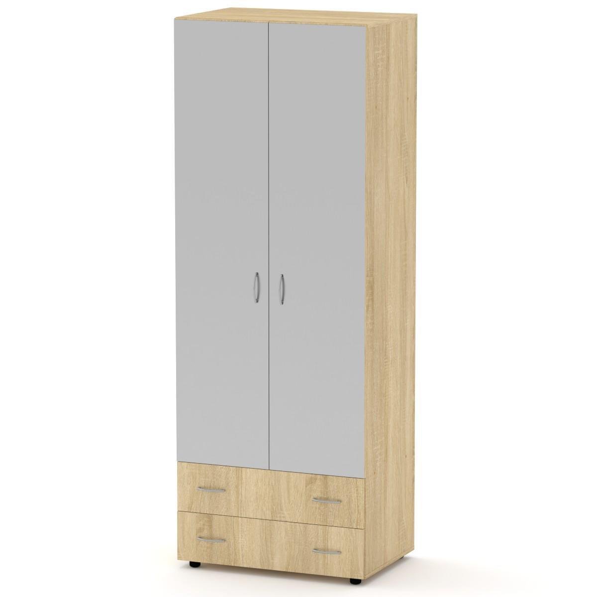 Шкаф  з дзеркалами Компаніт Шкаф-5 дуб Сонома