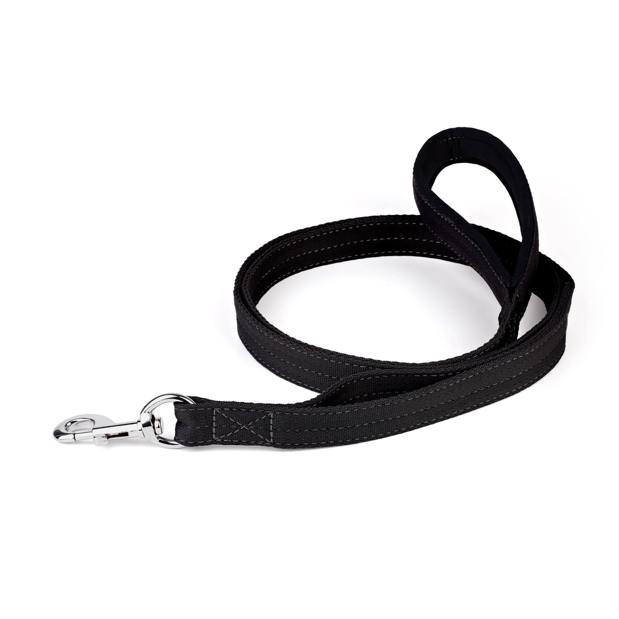 Поводок KARELINE усиленный нейлоновый с 2 ручками 20 мм 2500 мм Черный (0969/1)