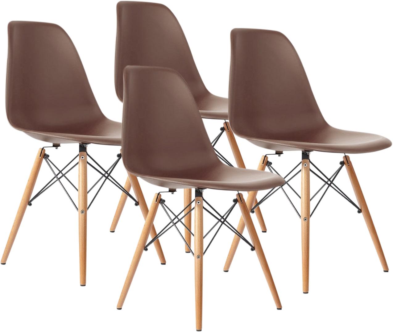 Комплект стульев GT Racer X-D10 4 шт. Brown (29694701)