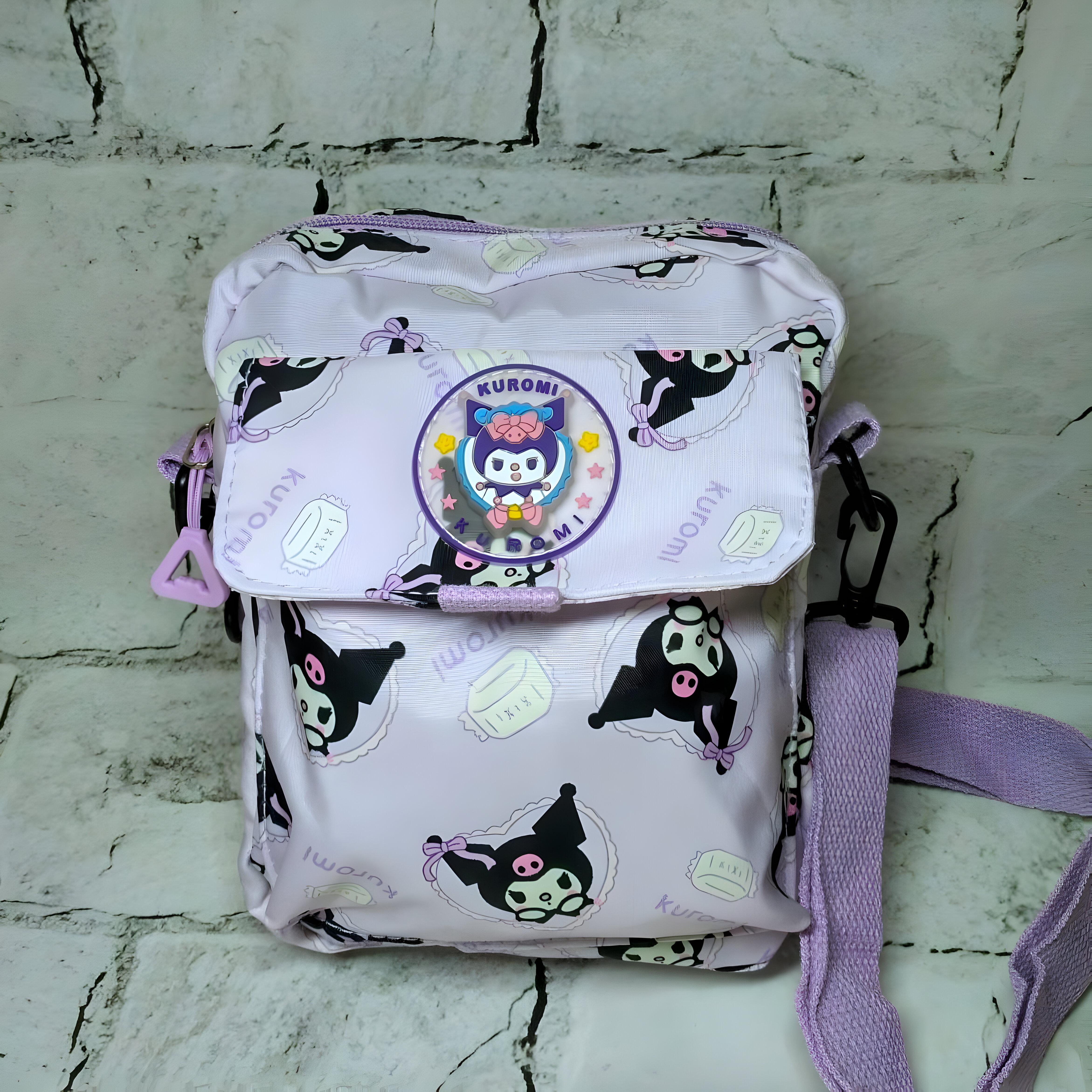 Сумка дитяча крос-боді Куромі 20х16х6 см Бузковий (25-575) - фото 2 Сумка дитяча крос-боді Куромі 20х16х6 см Бузковий (25-575) - фото 2