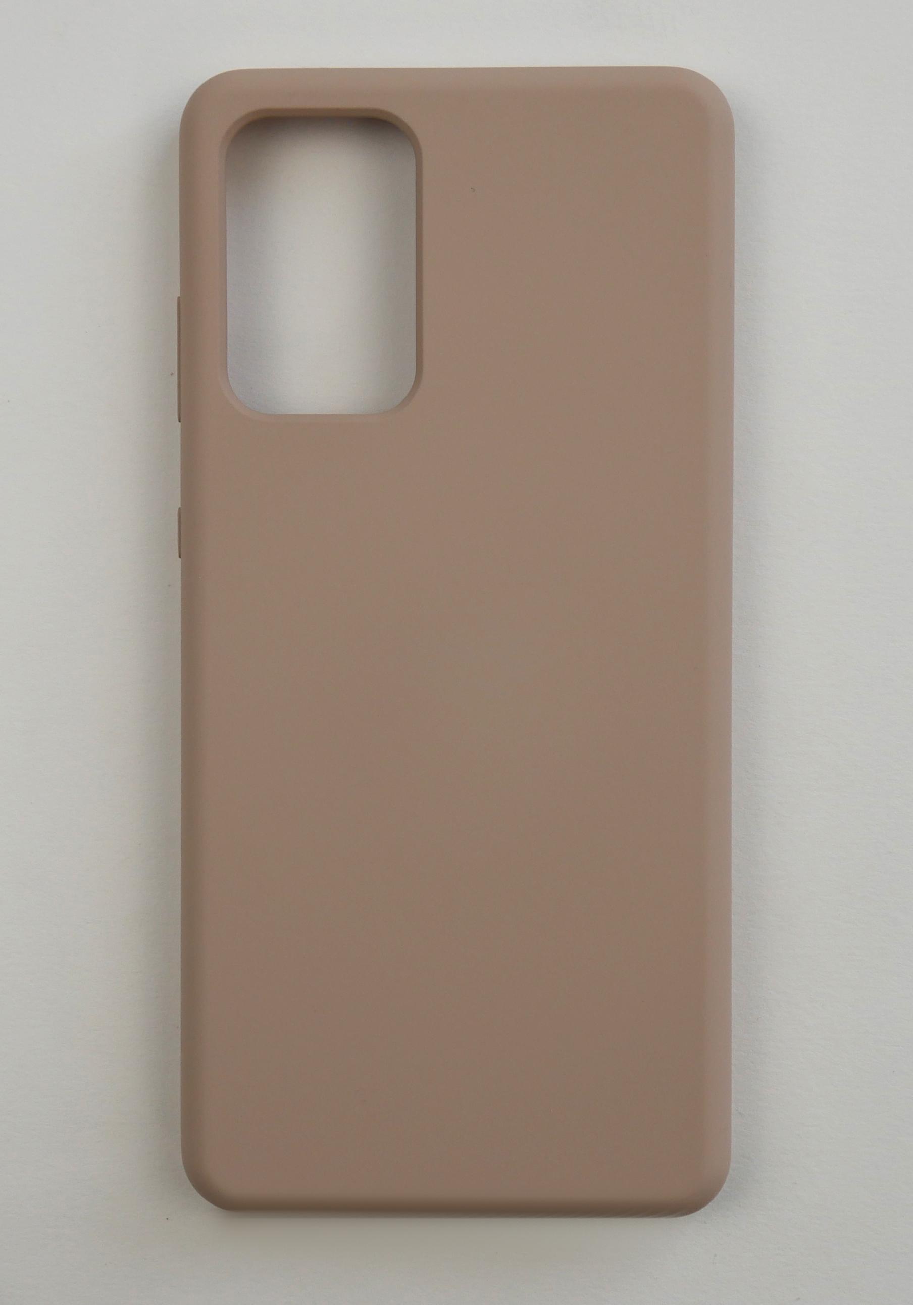 Чехол Jelly Silicone Case (Full cover no logo) Samsung A72 Pink Sand (35)