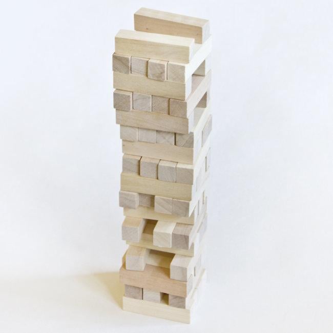 Настольная игра Vega Баланс Пизанская Башня деревянные брусочки 56 шт. (2132705218)