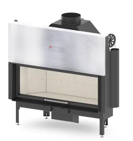 Топка широкоформатная каминная Hitze AL120x43G 25 кВт