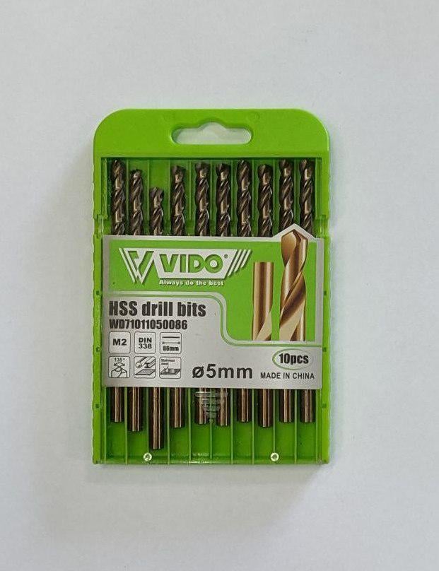 Сверло по металлу Vido WD71011050086 5.0 мм (27763065)