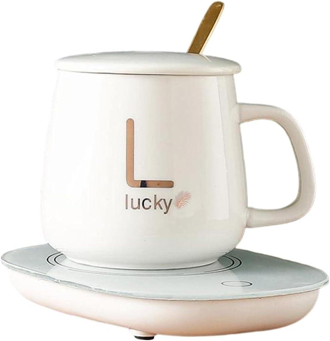 Чашка ерамічна Lucky з підігрівом 350 мл Білий (23463103) - фото 6