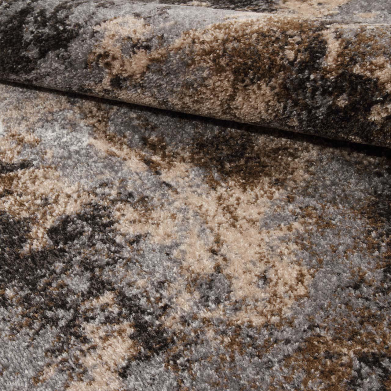 Доріжка килимова Karat Fayno 7147/123 з низьким ворсом 1,2 м Сірий/Бежевий (00-00017138) - фото 9