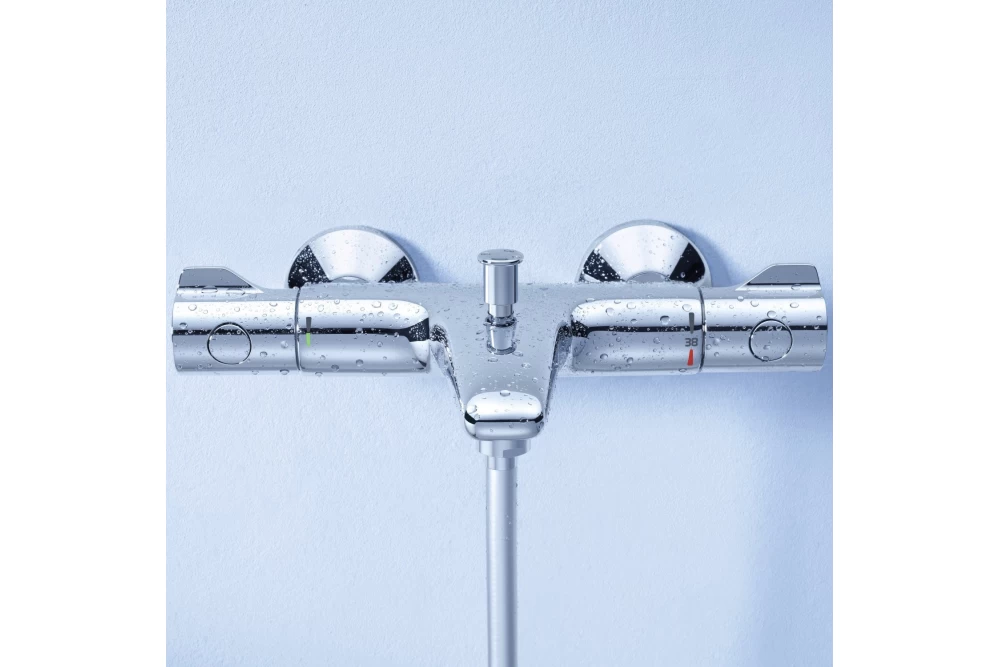 Змішувач для ванни Grohe Grohtherm 800 34567000 з душовим гарнітуром 27853001 (34567001) - фото 2 Змішувач для ванни Grohe Grohtherm 800 34567000 з душовим гарнітуром 27853001 (34567001) - фото 2