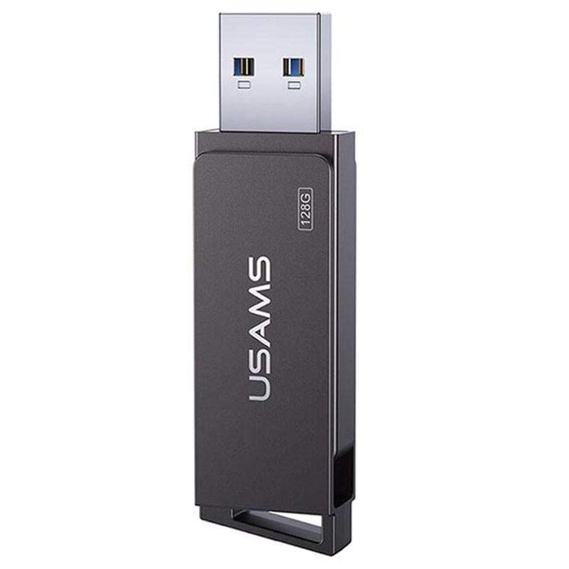 Флеш-накопитель Usams US-ZB197 USB3.0 Rotatable High Speed ​​Flash Drive 128 Gb Серый (00000062704_1)
