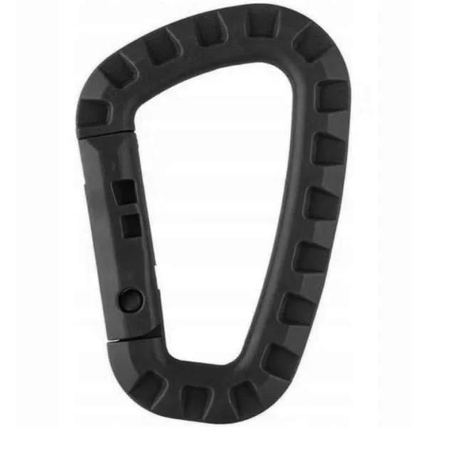 Карабин пластик S5 Solve Black Карабин пластик S5 Solve Black