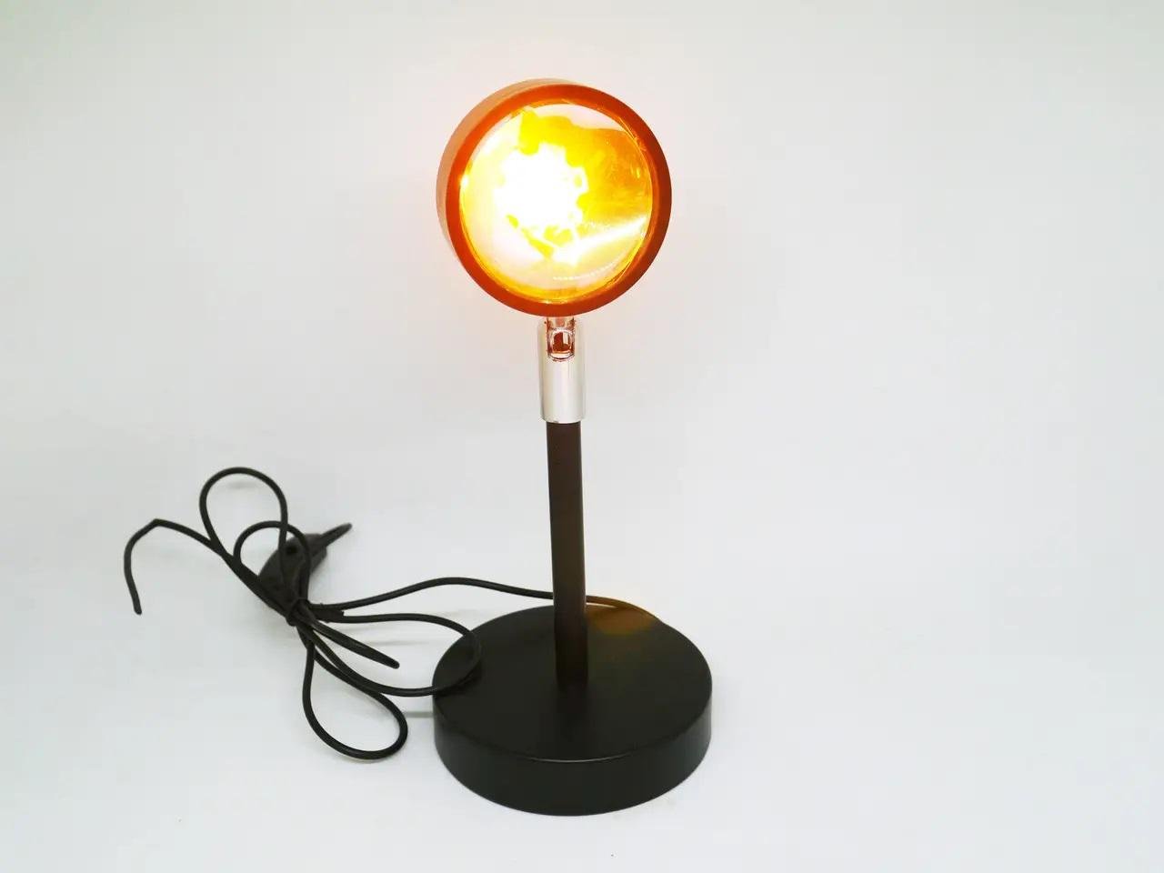 Лампа проекционная LED для селфи/фото с эффектом солнца 180° USB (2079257821)