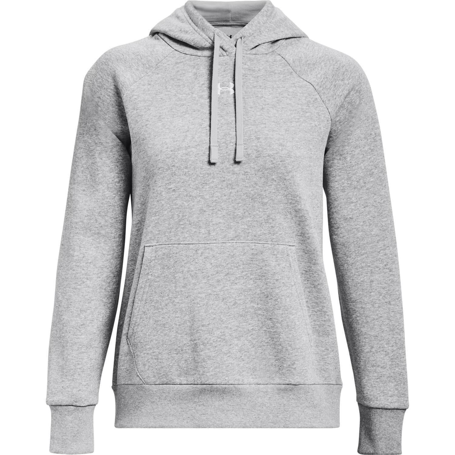 Худі жіноче Under Armour RIVAL FLEECE XS Сірий (1379500-013)