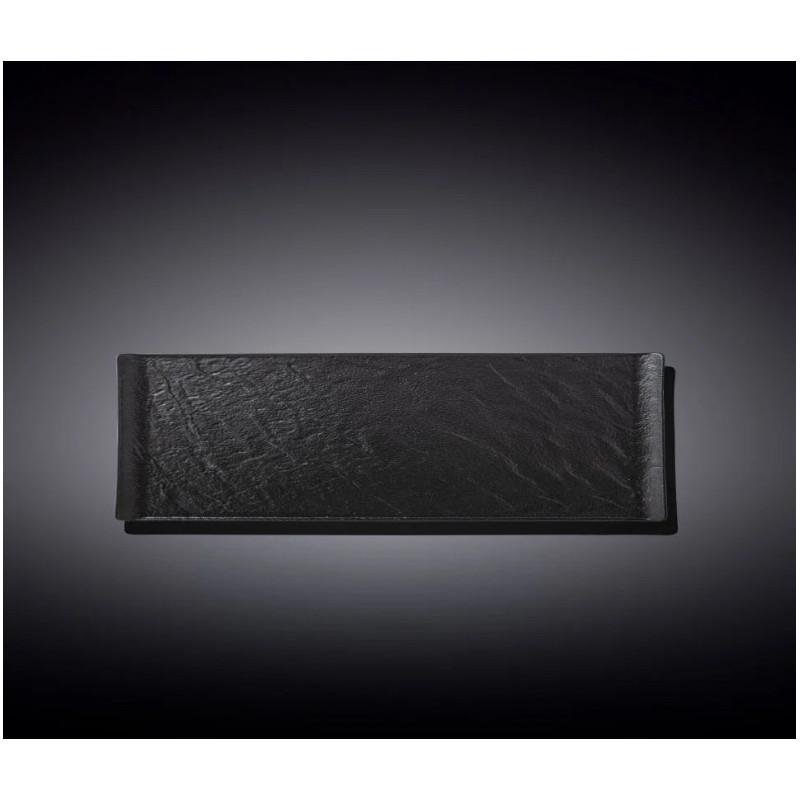 Блюдо прямоугольное Wilmax Slatestone Black 30х9,5 см (WL-661102 / A)