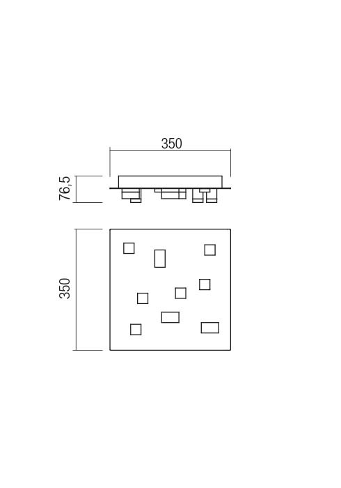 Светильник потолочный Redo Pixel Pl LED 27 W 3000K Sbk 4.1.2 (01-2015) - фото 2 Светильник потолочный Redo Pixel Pl LED 27 W 3000K Sbk 4.1.2 (01-2015) - фото 2