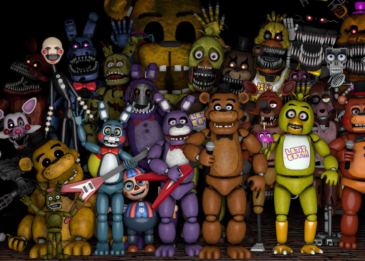Картина GeekLand Five Nights at Freddys Poster 60х40 см (FN 09.010)