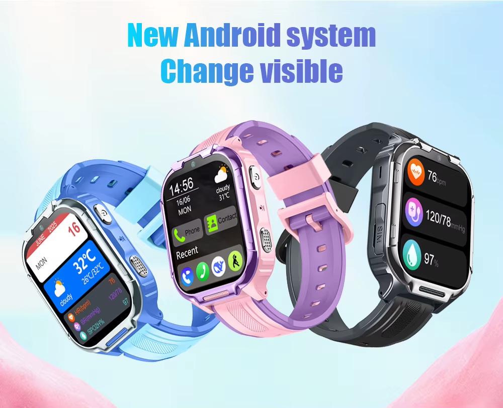 Смарт годинник дитячий D55 GPS SIM-картою Wi-Fi Android 8.1 16 ГБ SOS 4G Рожевий (31180254) - фото 5 Смарт годинник дитячий D55 GPS SIM-картою Wi-Fi Android 8.1 16 ГБ SOS 4G Рожевий (31180254) - фото 5
