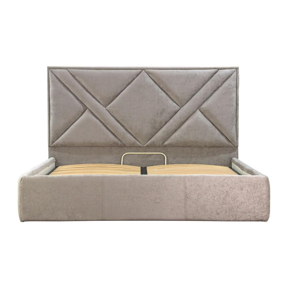 Ліжко двоспальне Richman Victory Comfort Alyaska 04 160х190 см Мокко (new_bad_rich0009)