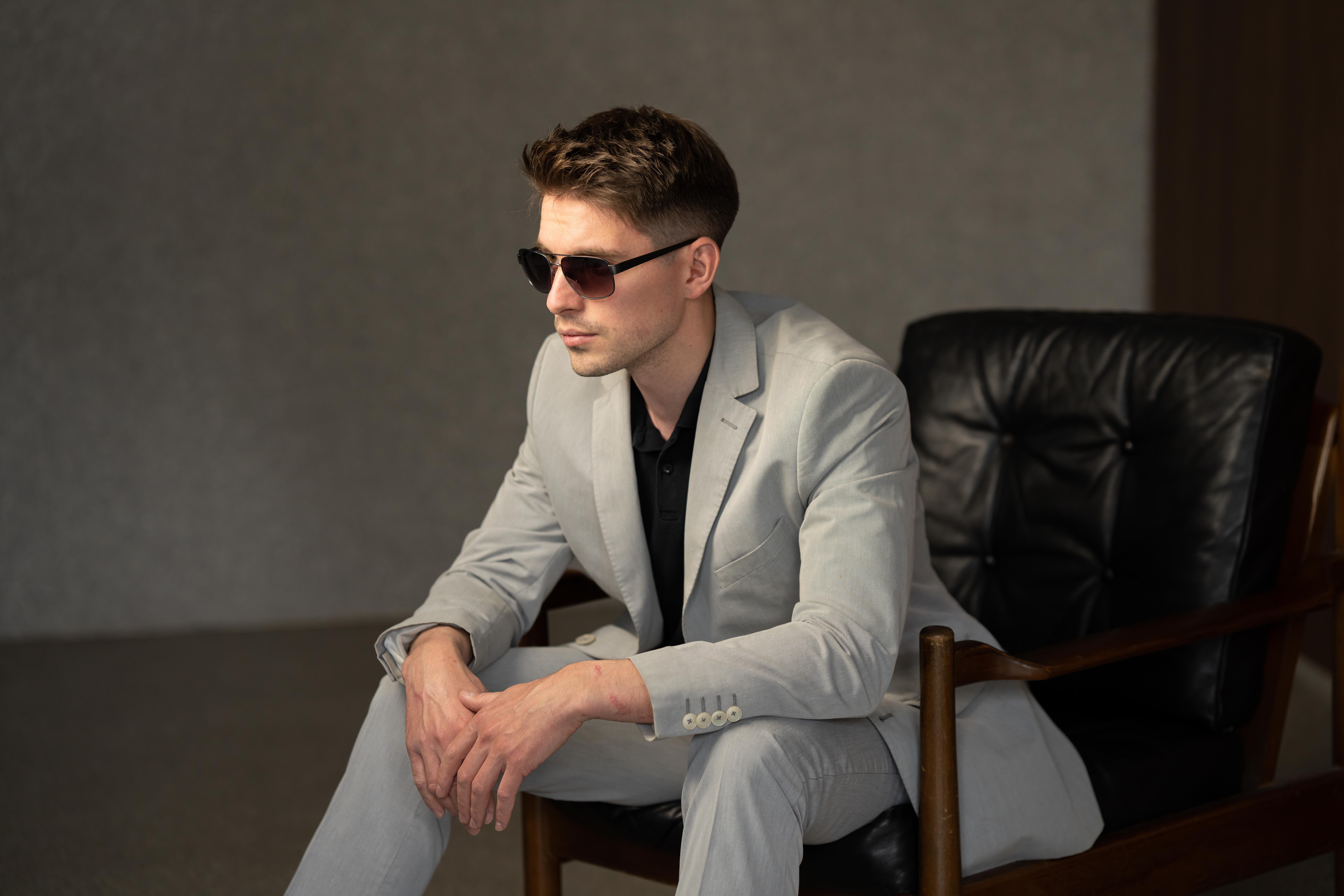 Сонцезахисні окуляри чоловічі MEGAPOLIS 86 Grey (11692813) - фото 8