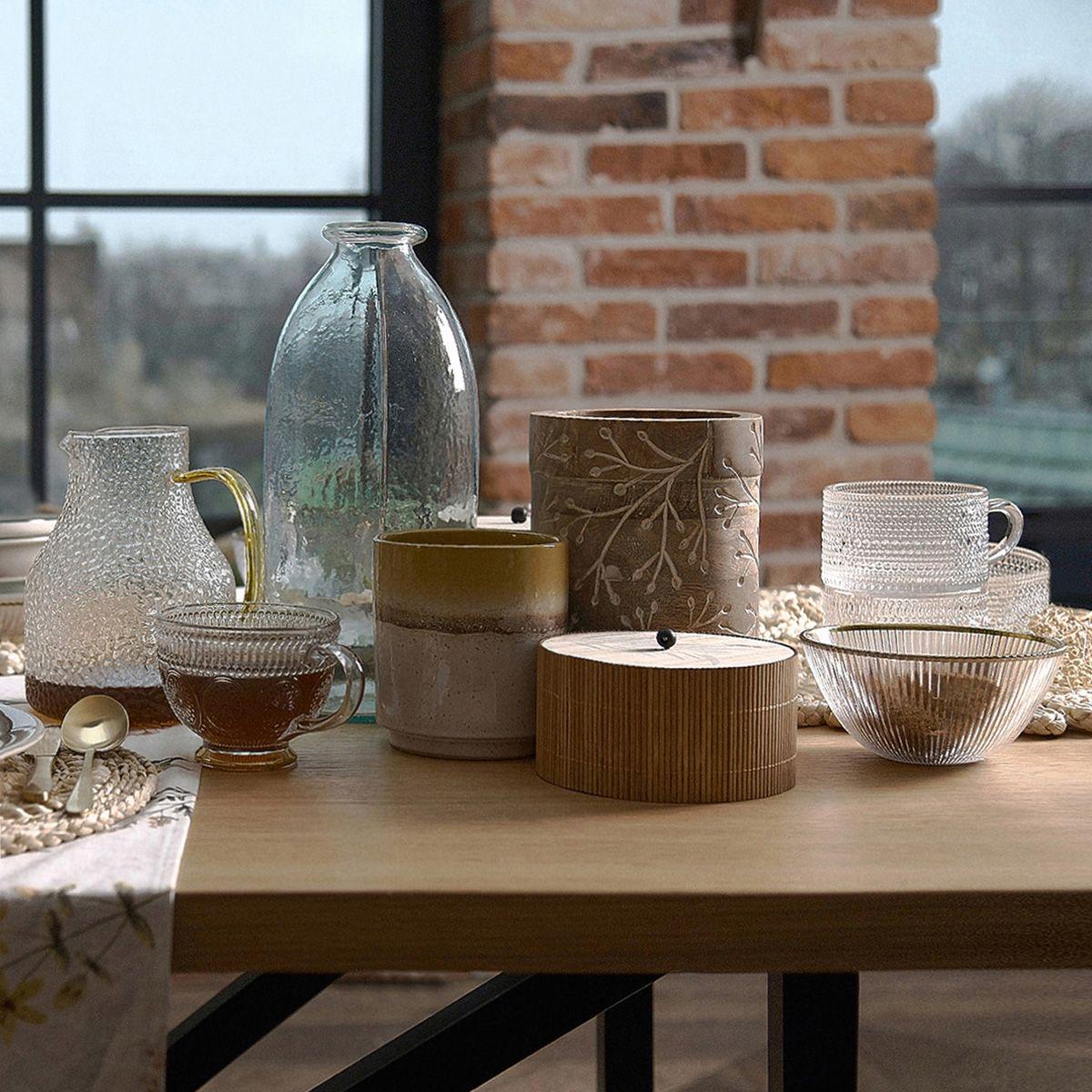 Чашка Homla BARREL 360 мл Прозрачный (201193) - фото 10 Чашка Homla BARREL 360 мл Прозрачный (201193) - фото 10