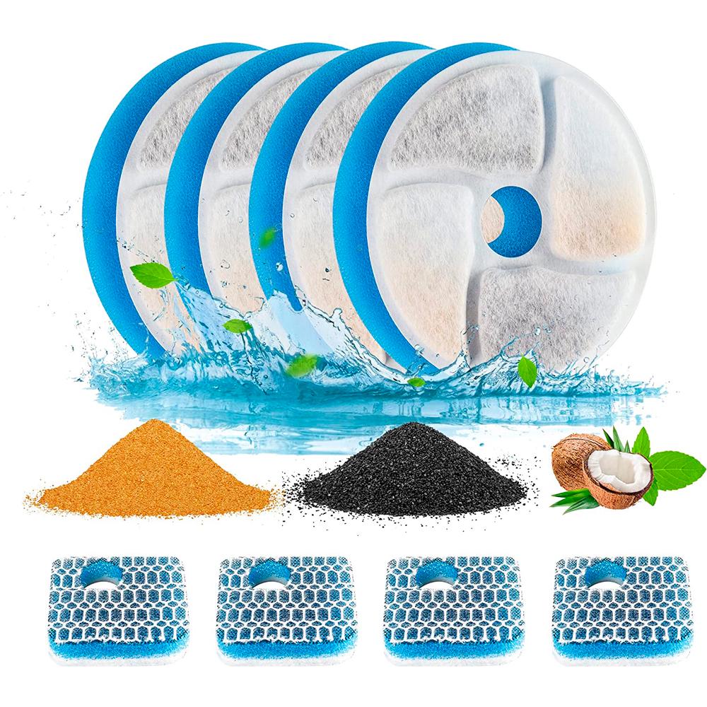 Фильтр для питьевого фонтана NPET WF040 4 шт. (00866) - фото 2 Фильтр для питьевого фонтана NPET WF040 4 шт. (00866) - фото 2