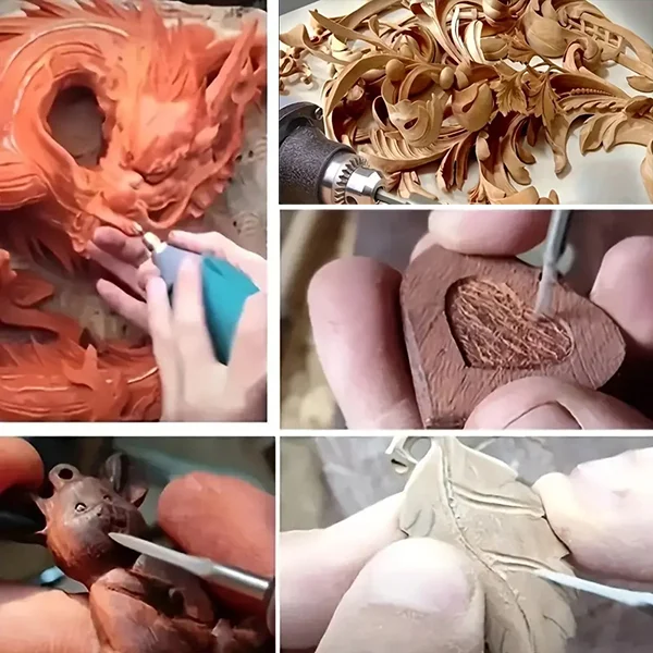 Набор фрез для резьбы по дереву (AN00469) - фото 7 Набор фрез для резьбы по дереву (AN00469) - фото 7