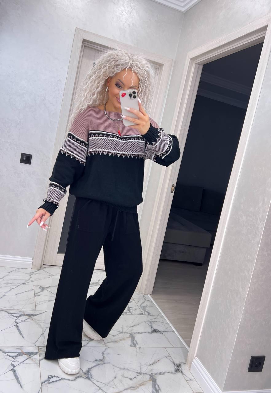 Женский свитер Миранда 44-56 мокко (2049-нс) - фото 20 Женский свитер Миранда 44-56 мокко (2049-нс) - фото 20