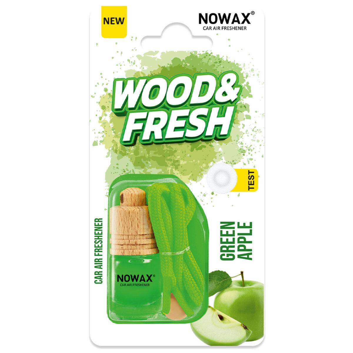 Ароматизатор воздуха в блистере Nowax Woodamp/Fresh-Green Apple - фото 1