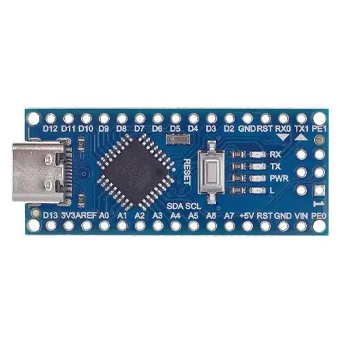 Плата Arduino Nano V3.0 ATmega328P USB Type-C (27316309) - фото 5