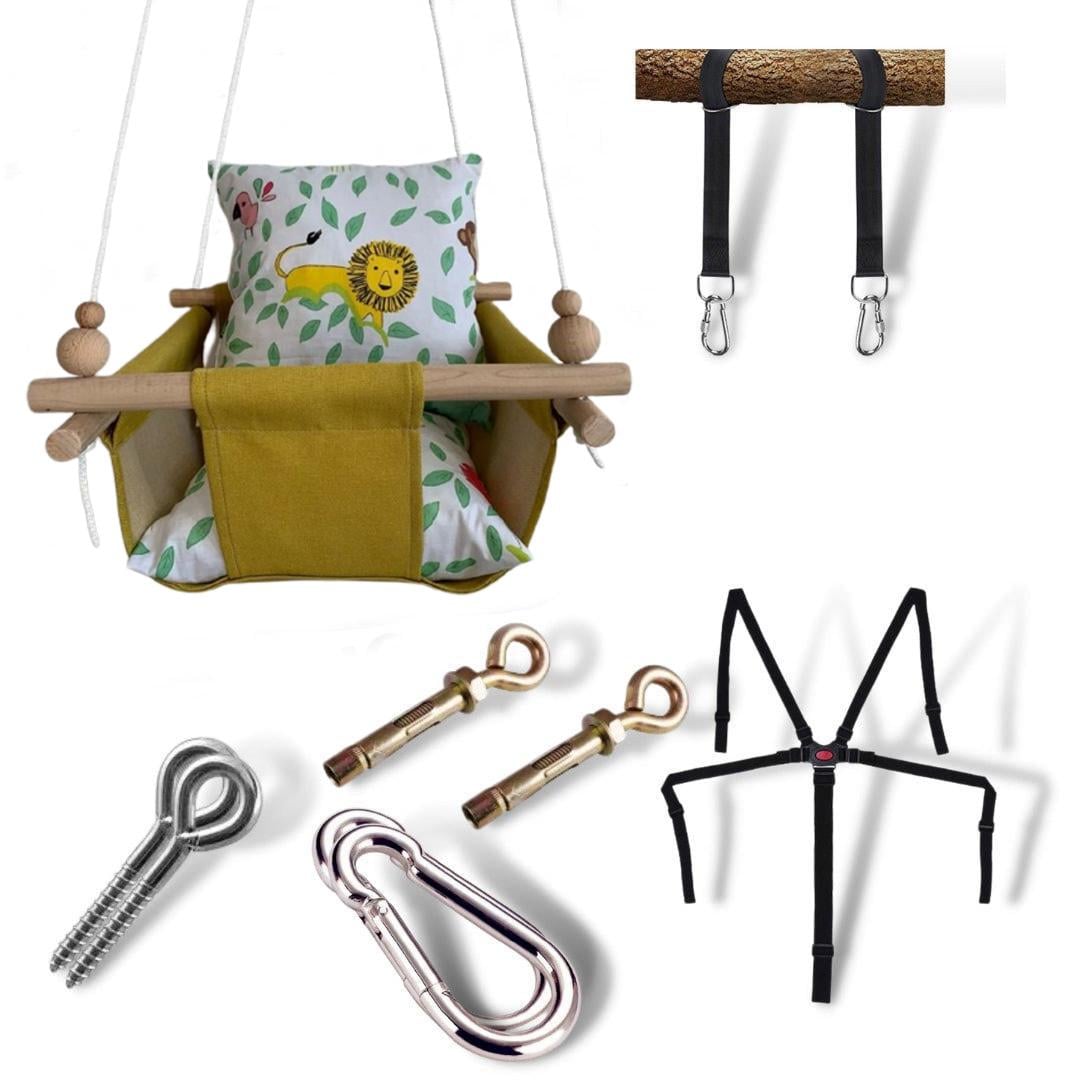 Дитяча гойдалка Infancy Африка Жовтий (10139717)