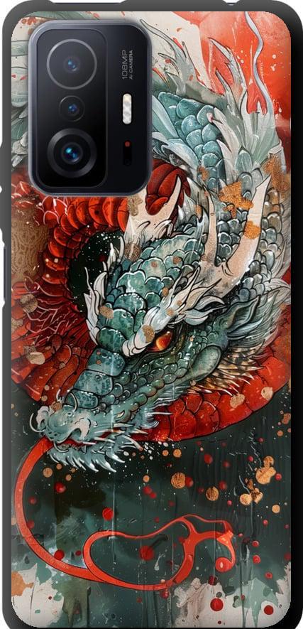 Чехол на Xiaomi 11T Стихия огня (6101b-2487-42517)
