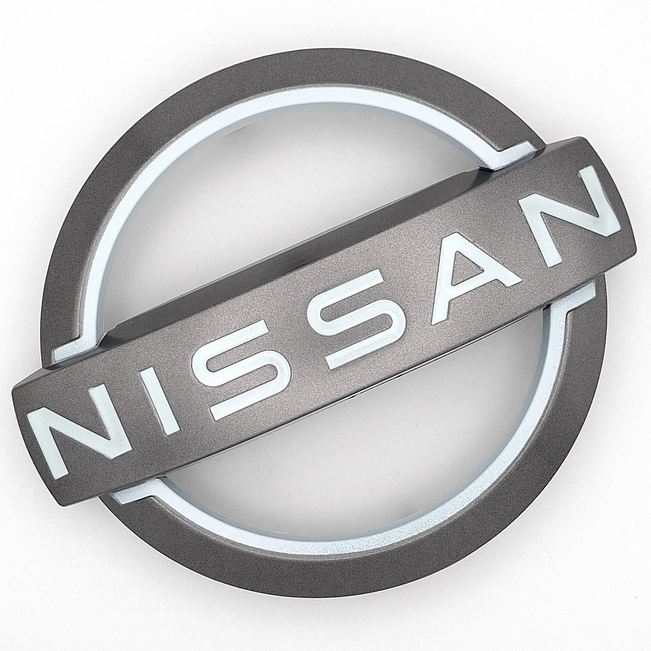 Эмблема Nissan радиаторной решетки ABS Серый матовый 140х120 мм (2860577388)