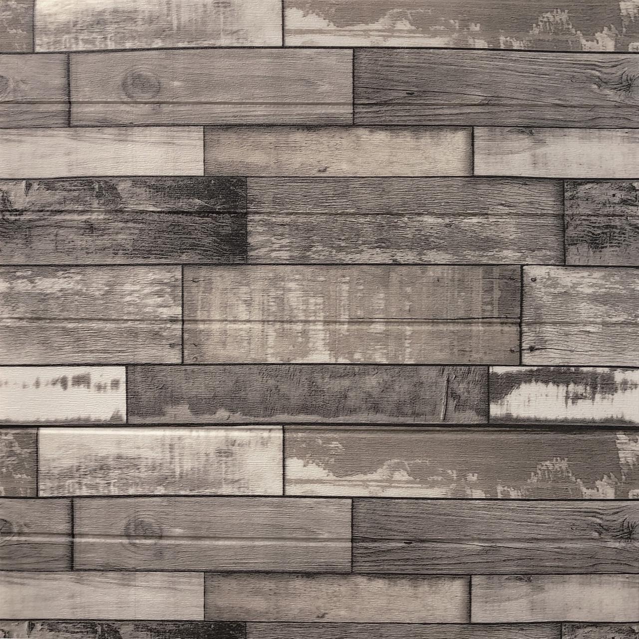 3D-панель самоклеющаяся Sticker Wall Пепельное дерево 700х700х5 мм (Панель-78)