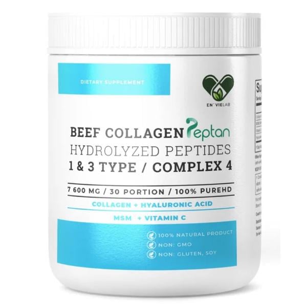 Колаген Envie Lab Beef Collagen Complex 4 1&3 Type 228 г 30 порцій Pure (000022290)