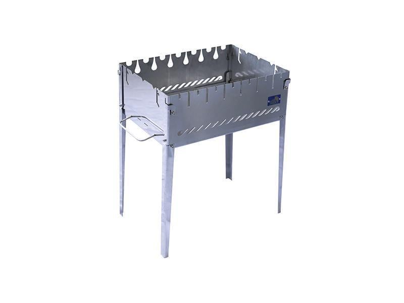 Мангал розкладний Smoke House Case 6 DeLuxe з нержавіючої сталі