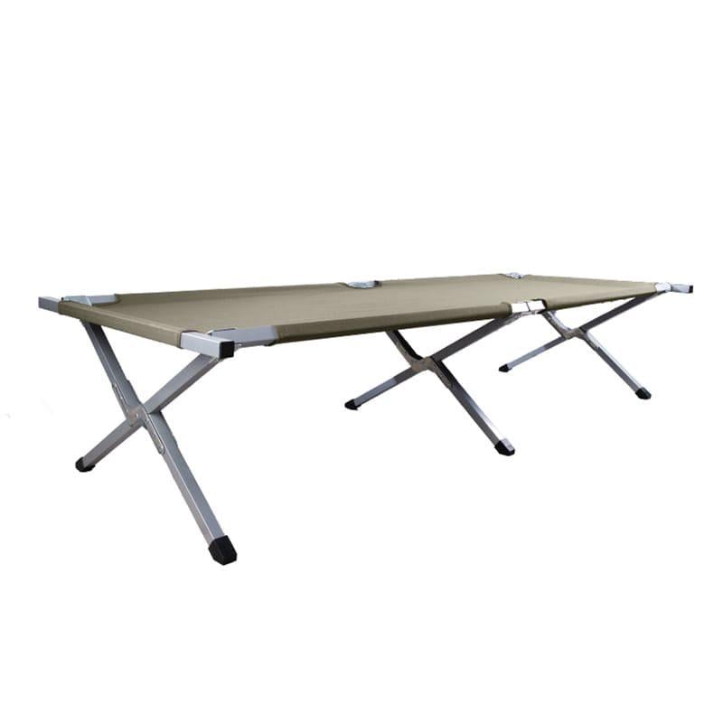 Раскладушка армейская полевая Mil-Tec US Type Steel 200 кг 200x65 см Olive (14401501)