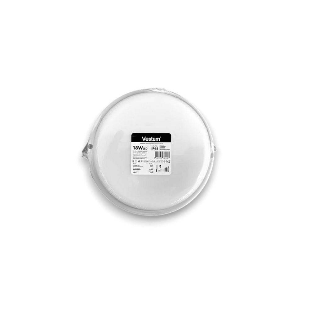 Світильник світлодіодний Vestum 1-VS-7112 ЖКГ LED S 18 W коло 6500K 220 V