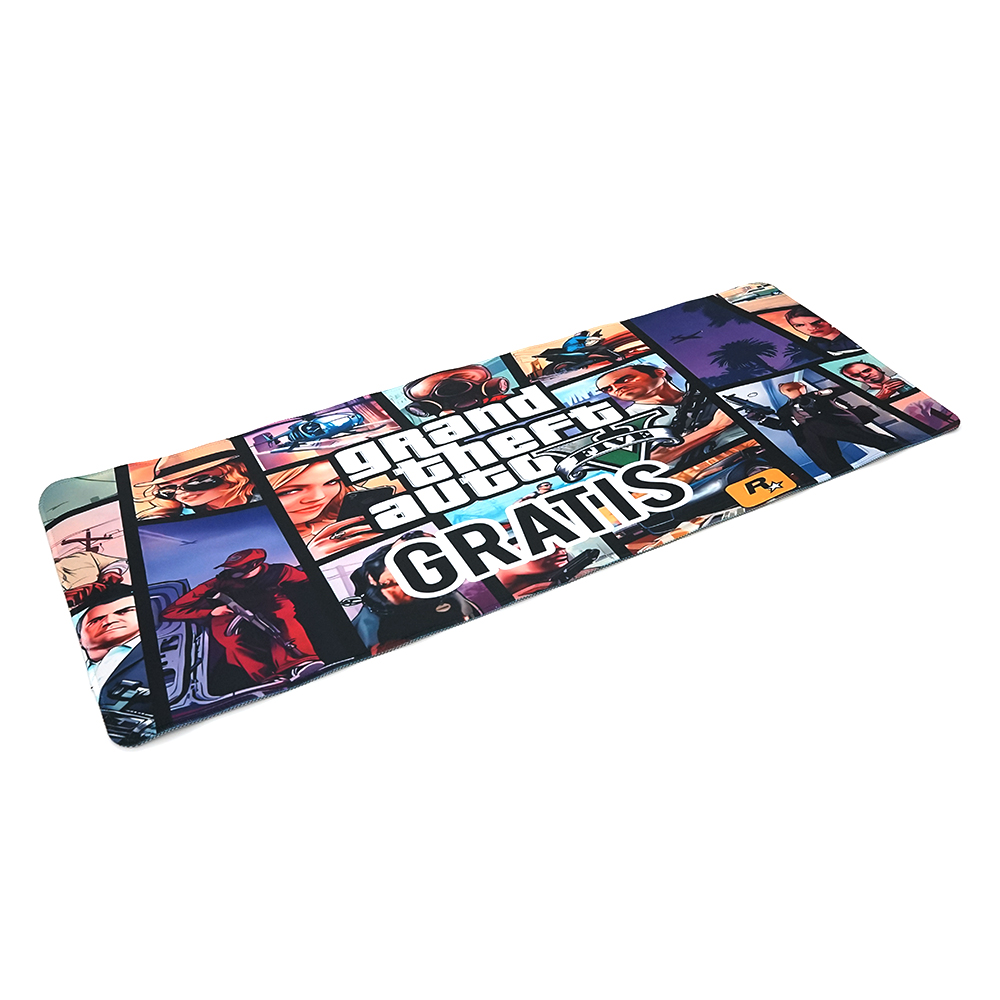 Коврик тканевый GTA5 City с прошивкой 3х300x800 мм (YUT_V7675)