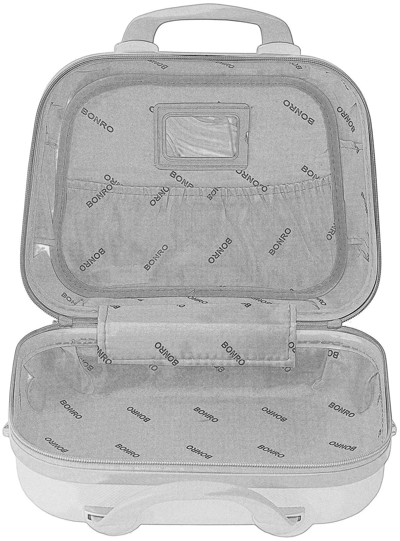 Кейс дорожній Bonro Smile середній Смарагдовий (10091402) - фото 3