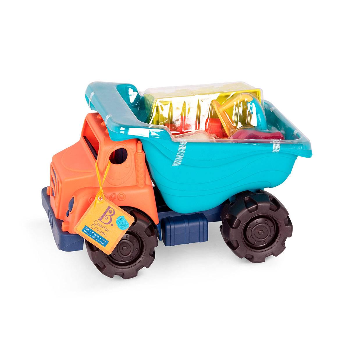 Игрушечная машинка Battat BX1311Z Самосвал с аксессуарами для песка (44891) - фото 16