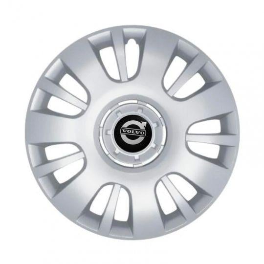 Автомобильные колпаки SKS 222 R14 с логотипом Volvo 4 шт. Серебристый