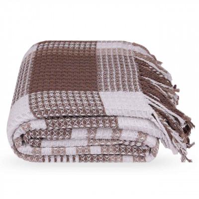 Плед корфу 140x200 см Бежевий - фото 1 Плед корфу 140x200 см Бежевий - фото 1